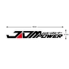 Nhãn dán JDMPOWER phản quang, chống nước - kính chắn gió Honda, Mitsubishi - 72.544₫ 14