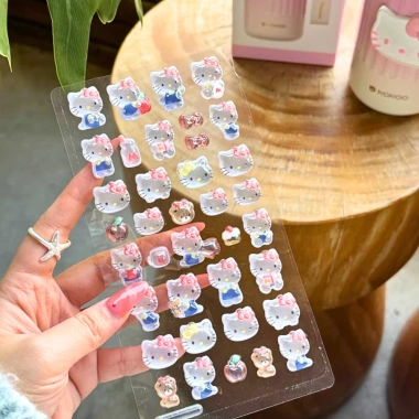 Nhãn dán KT nổi 3D STI105 - Dán quà tặng, sổ scrapbook, bullet, giá 14.000 VND