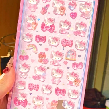 Nhãn dán KT nổi 3D STI105 - Dán quà tặng, sổ scrapbook, bullet, giá 14.000 VND