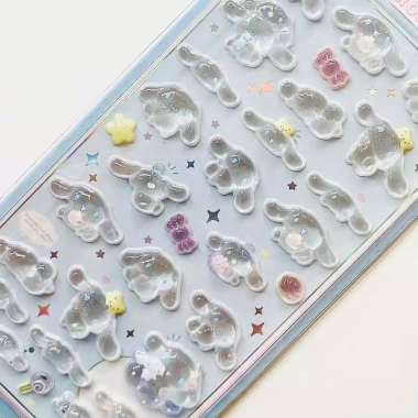 Nhãn dán KT nổi 3D STI105 - Dán quà tặng, sổ scrapbook, bullet, giá 14.000 VND