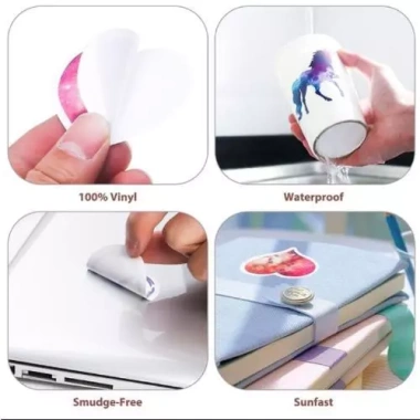 Nhãn dán lớn 50 miếng Phim hoạt hình Đồng tiền vàng Kawaii – DIY cho hành lý, guitar, tủ lạnh, laptop – Giá 46.440₫