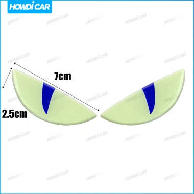 Nhãn dán mắt quỷ 3D cho xe máy - Đèn ngủ phong cách, trang trí phía trước, giá ưu đãi 32.140₫ 10
