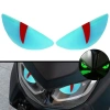 Nhãn dán mắt quỷ phản quang 3D phát sáng cho ô tô, mũ bảo hiểm xe máy - Giá chỉ 19.483₫ 3