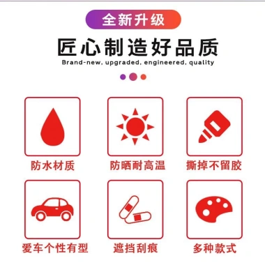Nhãn dán ô tô chống thấm nước độc đáo - Dán kính chắn gió, cửa sổ trời, tường, gương - 72.003₫ 8