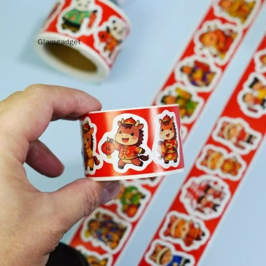 Nhãn Dán Tết Nguyên Đán 300 tờ - Hoạt Hình Ngựa Đỏ, Phong Bì Đỏ, 55.620 VND 6