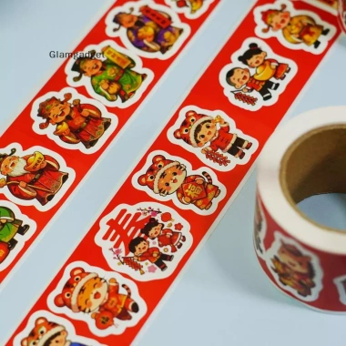 Nhãn Dán Tết Nguyên Đán 300 tờ - Hoạt Hình Ngựa Đỏ, Phong Bì Đỏ, 55.620 VND 7