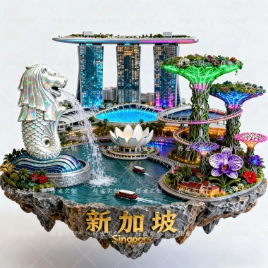 Nhãn dán tủ lạnh dập nổi 3D kim loại Singapore – Quà lưu niệm du lịch thời trang, sáng tạo văn hoá 2 Nhãn dán tủ lạnh dập nổi 3D kim loại Singapore – Quà lưu niệm du lịch thời trang, sáng tạo văn hoá 2