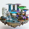 Nhãn dán tủ lạnh dập nổi 3D kim loại Singapore – Quà lưu niệm du lịch thời trang, sáng tạo văn hoá 5