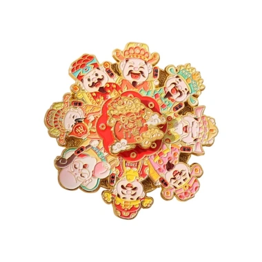 Nhãn dán từ tính NLINNI năm mới - Nam châm tủ lạnh xoay hoạt hình Thần Tài sáng tạo, dễ thương, giá ưu đãi 190.300₫ 10