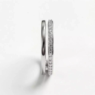 Nhẫn Dana phong cách nữ hai lớp Zirconia sang trọng, vàng óng ánh - Giá ưu đãi 427.900