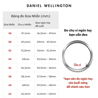 Nhẫn Daniel Wellington Classic Ring màu vàng hồng - Giá 1.069.000đ, giảm 15% 3 Nhẫn Daniel Wellington Classic Ring màu vàng hồng - Giá 1.069.000đ, giảm 15% 3