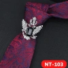 Nhẫn đeo cavat nam, vòng tròn đa dạng hình, phụ kiện trang trí cravat, giảm giá chỉ 54.900đ 8