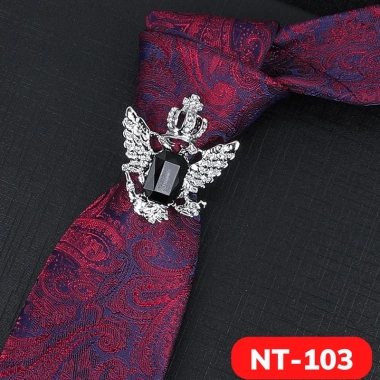 Nhẫn đeo cavat nam, vòng tròn đa dạng hình, phụ kiện trang trí cravat, giảm giá chỉ 54.900đ 8