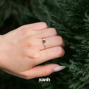 Nhẫn Diên Vĩ ngũ hành - Lấp lánh, thanh lịch, văn phòng Xanh Jewelry 598.000₫