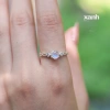Nhẫn Diên Vĩ ngũ hành - Lấp lánh, thanh lịch, văn phòng Xanh Jewelry 598.000₫ 7