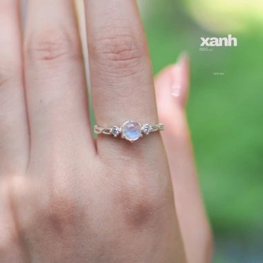 Nhẫn Diên Vĩ ngũ hành - Lấp lánh, thanh lịch, văn phòng Xanh Jewelry 598.000₫