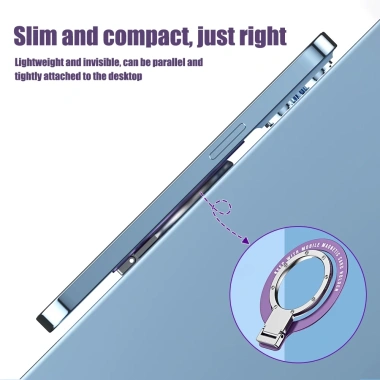 Nhẫn Đỡ Điện Thoại Xoay Độ Hình Người Lười Siêu Mỏng Cho MagSafe 44.527 VND