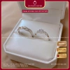 Nhẫn đôi bạc 925 DUYSON SILVER Love Knot - Nhẫn cặp nam nữ đính đá cao cấp 540k