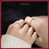 Nhẫn Đôi Bạc 925 Mạ Vàng Trắng Duyson Silver Eternal Butterflies NDFD30 Giá 380k 5