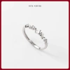 Nhẫn Đôi Bạc 925 Mạ Vàng Trắng Duyson Silver Eternal Butterflies NDFD30 Giá 380k 10