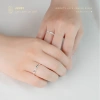 Nhẫn Đôi Bạc S925 Cao Cấp JENSY Infinity Love Nam Nữ - Giảm Giá 859.000đ 3