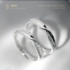 Nhẫn Đôi Bạc S925 Cao Cấp JENSY Infinity Love Nam Nữ - Giảm Giá 859.000đ 4