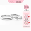 Nhẫn Đôi Bạc S925 Dreamsilver Mon Amour chỉnh size cặp đôi ND20 650k
