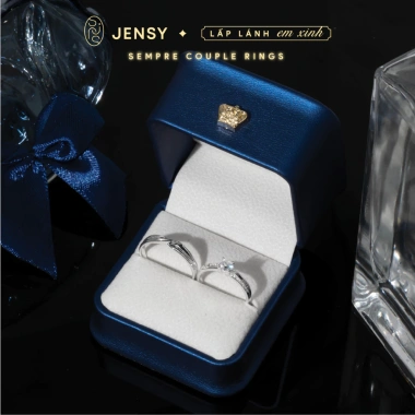Nhẫn Đôi Bạc S925 JENSY Gắn Đá NDARJ8.463 - Nhẫn Cặp Tình Yêu Giá 723.000₫ 2