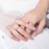 Nhẫn đôi bạc S925 LOVY đính đá CZ - Quà tặng 8/3 ý nghĩa cho người yêu, giá ưu đãi 800.000đ 4