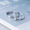 Nhẫn đôi bạc S925 LOVY đính đá CZ - Quà tặng 8/3 ý nghĩa cho người yêu, giá ưu đãi 800.000đ 7