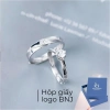 Nhẫn đôi bạc S925 LOVY đính đá CZ - Quà tặng 8/3 ý nghĩa cho người yêu, giá ưu đãi 800.000đ 10