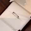 Nhẫn đôi bạc TLEE - Sóng đá kết nối, đính đá sang trọng, giảm còn 800.000 VND 5