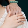 Nhẫn đôi bạc TLEE Starlight Love ánh sao lấp lánh freesize nam nữ giá ưu đãi 880.000 VND 6