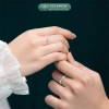 Nhẫn đôi bạc TLEE Starlight Love ánh sao lấp lánh freesize nam nữ giá ưu đãi 880.000 VND 7
