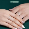 Nhẫn đôi bạc TLEE Starlight Love ánh sao lấp lánh freesize nam nữ giá ưu đãi 880.000 VND 8