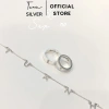 Nhẫn đôi bạc TUNA SILVER tùy chỉnh, khắc chữ và tên, gắn đá - Giá 650.000₫ 2