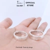 Nhẫn đôi bạc TUNA SILVER tùy chỉnh, khắc chữ và tên, gắn đá - Giá 650.000₫ 7