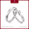 Nhẫn đôi bạc Ý 925 Nam Nữ Knot Duyson Silver - Đính đá, chỉnh cỡ, giá ưu đãi 340k 6