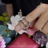 Nhẫn đôi bạc Ý 925 Nam Nữ Knot Duyson Silver - Đính đá, chỉnh cỡ, giá ưu đãi 340k 8