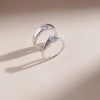 Nhẫn đôi nam nữ bạc xi bạch kim đá Moissanite GRA LAVESTA KC66 - 1.815.000đ 4