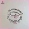 Nhẫn đôi ngôi sao zircon Eshylala - Điều chỉnh size, Quà Valentine siêu xinh 35.750 VND 5