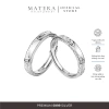 Nhẫn đôi tình yêu MATERA bạc S999 - Điêu khắc Sông Băng vĩnh cửu MNH09 giảm 785k