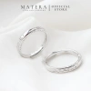 Nhẫn đôi tình yêu MATERA bạc S999 - Điêu khắc Sông Băng vĩnh cửu MNH09 giảm 785k 6