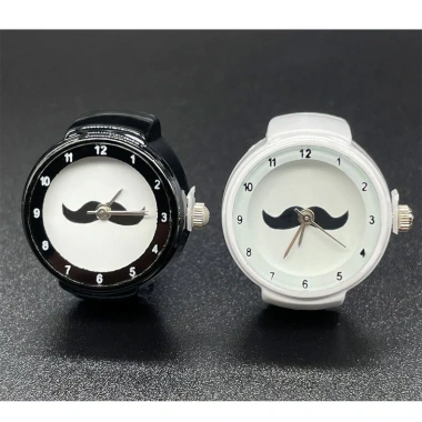 Nhẫn đồng hồ trắng đen thời trang đơn giản cho nam nữ - Giá giảm tới 139.828₫ 8