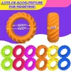 Nhẫn Fidget ADAMESUO – Tăng Tập Trung, Giải Nén, Đầu Silicon Co Giãn cho Trẻ