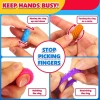 Nhẫn Fidget ADAMESUO – Tăng Tập Trung, Giải Nén, Đầu Silicon Co Giãn cho Trẻ 5