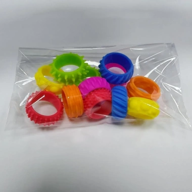 Nhẫn Fidget ADAMESUO – Tăng Tập Trung, Giải Nén, Đầu Silicon Co Giãn cho Trẻ 10