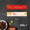 Nhãn Giấy Dài 100 Tờ Không Keo Chúc Mừng Năm Mới Trang Trí Giỏ Quà Tết 2 Mặt In 29.000 10