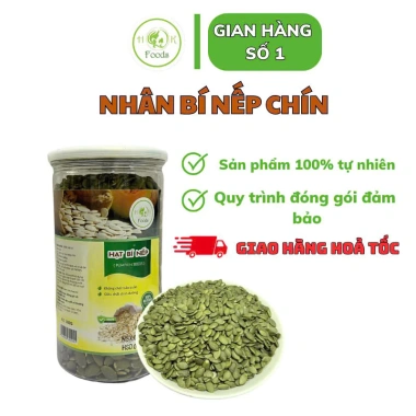 Nhân hạt bí nếp sấy chín 500g - Đậm đà, giàu dinh dưỡng, giảm còn 80.000 VND