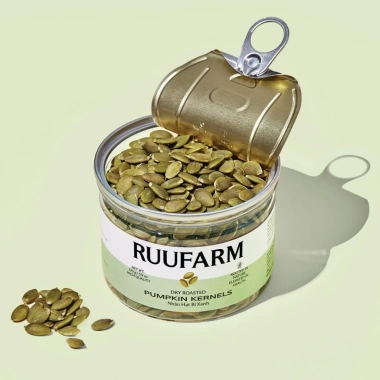 Nhân hạt bí xanh Ấn Độ sấy chín RUUFARM - Giảm giá 22% - Dinh dưỡng cao, hỗ trợ sức khỏe